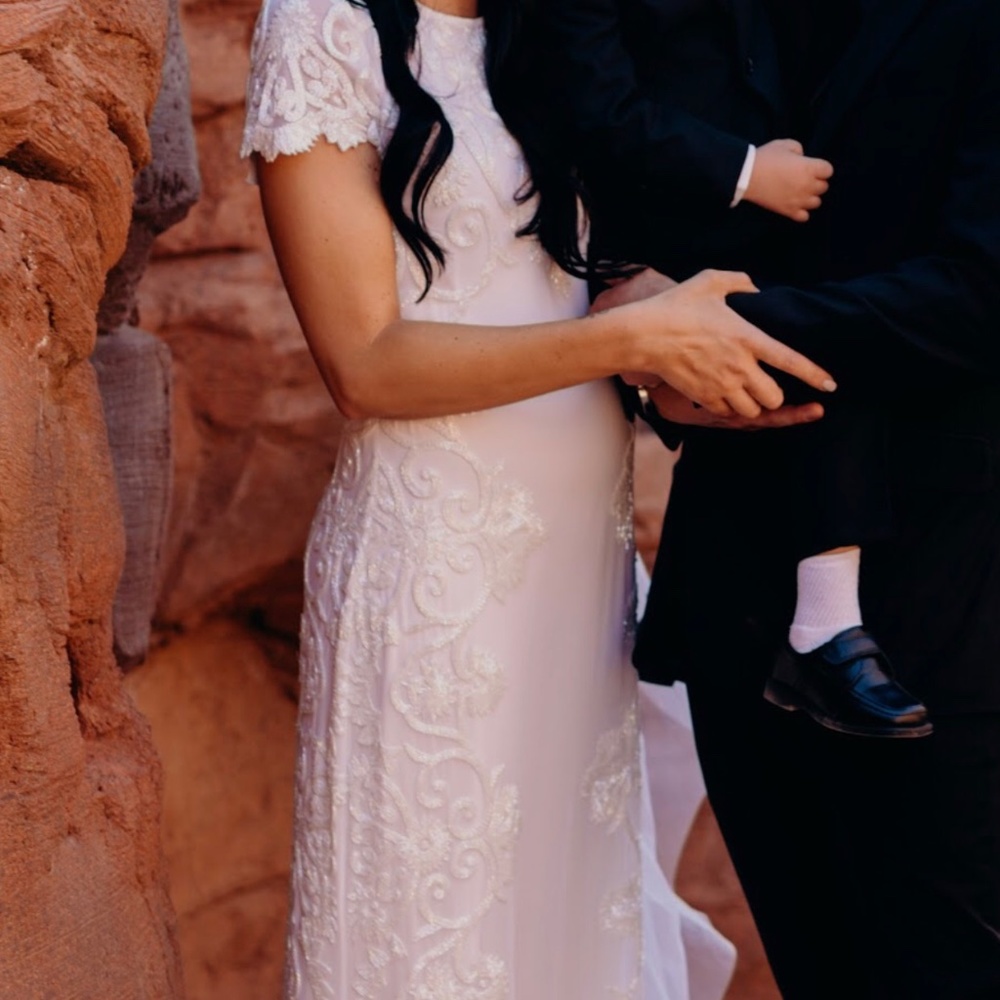 Sequined Wedding Dress